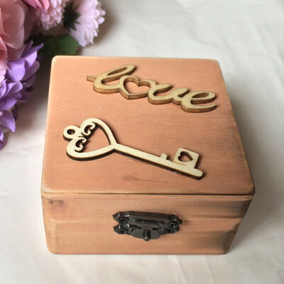 

Christmas Gift 10 Retro Styles Wood Ring Box Pendant Bracelet Engagement Diamond