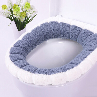 

JPGIF Bathroom Toilet Seat Closestool Washable Soft Warmer Mat Cover Pad Cushion