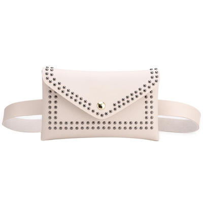 

Punk Pure Rivet Shoulder Waist Bags Fanny Packs Women Crossbody Chest Bags