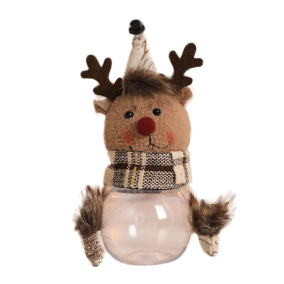 

〖Follure〗Santa Claus Snowman Elk Christmas Candy Packaging Christmas Candy Jar C