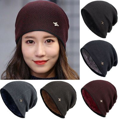 

Unisex Women Men Knit Winter Warm Ski Crochet Slouch Hat Cap Beanie Oversized