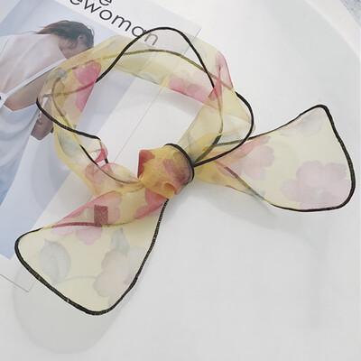 

Spring Summer Autumn Solid Color Thin Silk Scarves Chiffon Georgette Women Scarf Summer Sun Headscarf Small Square Scarf