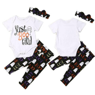 

Halloween Newborn Baby Boy Girl Romper Jumpsuit Bodysuit Pants Clothes Outfits