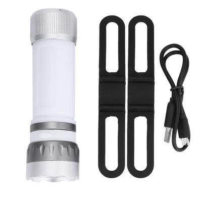 

Greensen Multi-function Flashlight Bicycle USB Headlight Waterproof Camping LED Tent Light