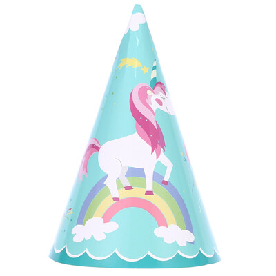 

Blue Unicorn Girls Series Birthday Party Tableware Plates Cups Napkins Decor SET
