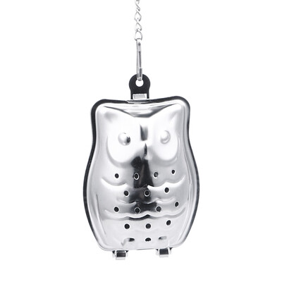 

Owl Shaped Tea Strainer Herbal Spice Infuser Loose Leaf Filter