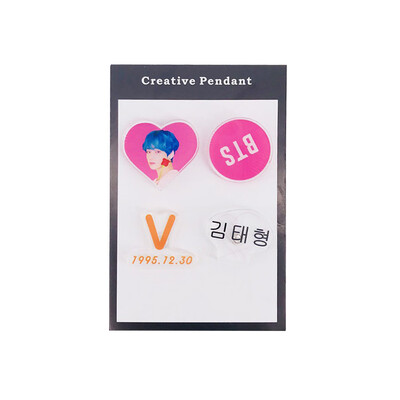 

BTS Bangtan Boys Brooch Pin Badge LOVE YOURSELF Buttons Badges Pin Accessories