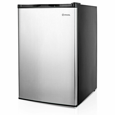

3 cuft Compact Upright Freezer with Stainless Steel Door