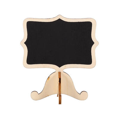 

Greensen 10PcsPack Lace Blackboard Chalkboard Wooden Blackboard Price Stand For New Year Party
