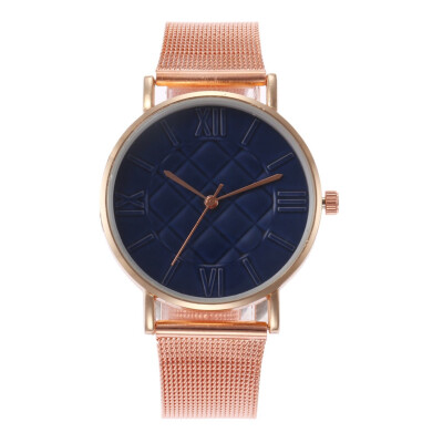 

RM Fashion Magnetic buckle Dazzling women Mesh Belt Watch ladies Quartz Analog