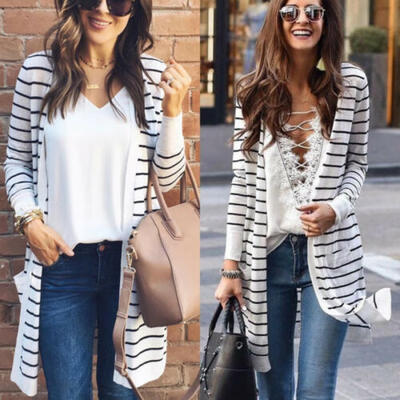 

Fashion Women Sweater Long Sleeve Loose Cardigan Knitwear Jumper Coat Jacket Top