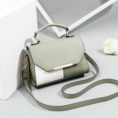 

Advanced foreign gas womens bag 2019 Chao Korean version texture slant bag fashion chain single shoulder small square bag