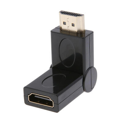 

HDMI Male to HDMI Female 180 Degree Rotary Adapter Cable Connector