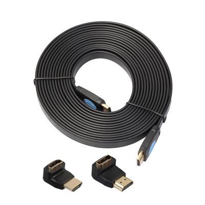

Ultra High Speed HD 4Kx2K Flat HDMI Cable with 90°270° Adapter