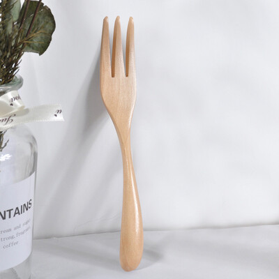 

Toponeto Wooden Spoon Fork Bamboo Kitchen Cooking Utensil Tools Soup-Teaspoon Tableware