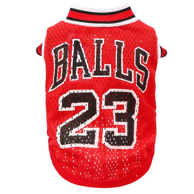 

Summer Numbers Basketball Uniforms Dog Clothes Vest Sportswear Pet Outfit