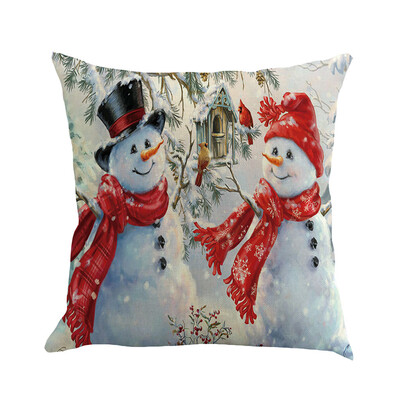 

Tailored Christmas Pillow Cover Pillowcases Decorative Sofa Cushion Cover 45x45cm