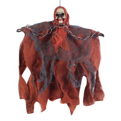 

Halloween Hanging Ghost Sound Control Skeleton Ghost Halloween Tricky Props Decoration Party Holiday DIY Decorations