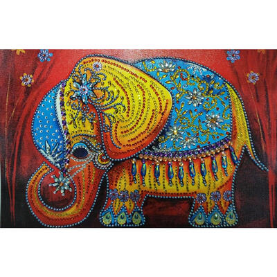 

5D DIY Special Shaped Diamond Paint Multi Elephant Cross Stitch Embroidery