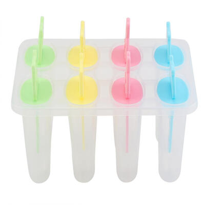

Greensen Cute Cartoon Ice Lolly Molds Plastic Ice Cream Cube Mould Tray Freeze Desserts DIY Making Tool