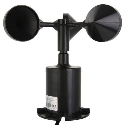 

Greensen RS485 Pulse Signal Output Polycarbonate Wind Speed Sensor Three Cups Anemometer