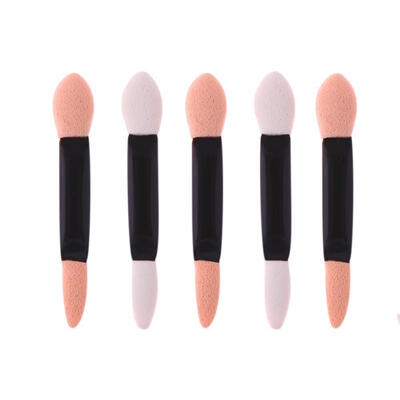 

100pcs Disposable Dual Side Eyeshadow Stick Sponge Brush Makeup Beauty Tool