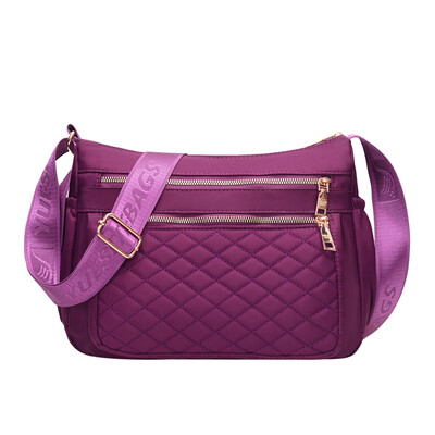

Simple&light nylon bags for ladies with one shoulder inclined bag Mama bags large capacity canvas bags