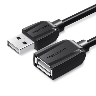 

Vention high quality USB20 male to female Extension black connector cable for U disk mouse printer