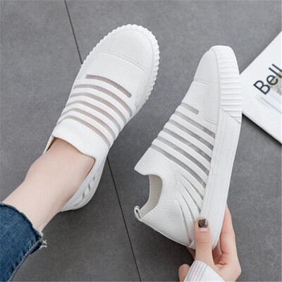 

DIWEINI Yellow sneakers women Spring Summer Casual Shoes Breathable Mesh Flat Shoes Woman Trainers Women Shoes Tenis feminino