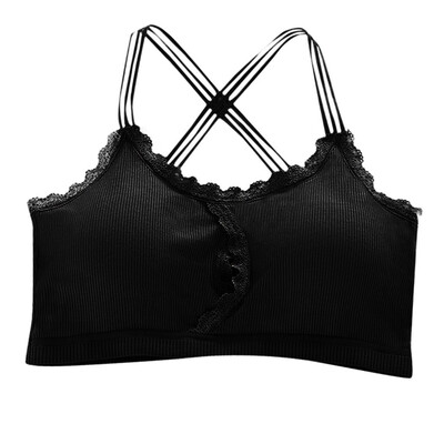 

Toponeto Women Sexy Tank Top Seamless Lace Bra Underwear Bra Ladies