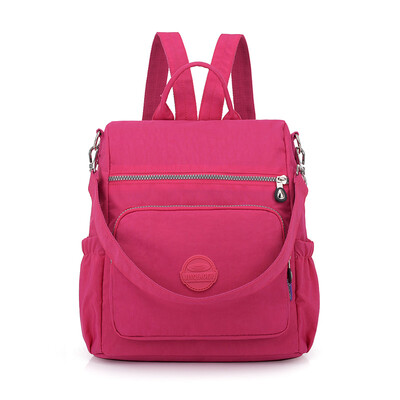 

Waterproof cloth bag multi - function lady double - shoulder bag mother pack large capacity one - shoulder bag back