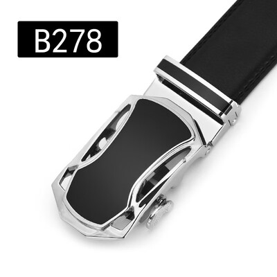

Hot selling Men belt fashion Alloy Automatic buckle belt business affairs casual decoration belt mens belts 35cm Real leather