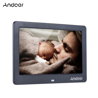 

Andoer 10" Wide Screen HD LED Digital Picture Frame Digital Album High Resolution 1280600 Electronic Photo Frame with Remote Cont