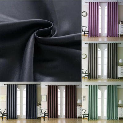 

Thermal Blackout Pencil Pleat Ready Made Curtains - Blockout Energy Saving