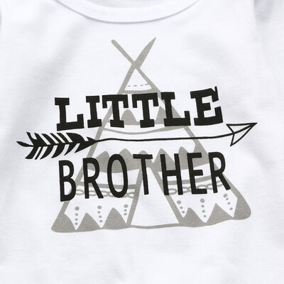 

3pcs Toddler Infant Baby Boys Letter Clothes Set RomperPantsHat Outfits