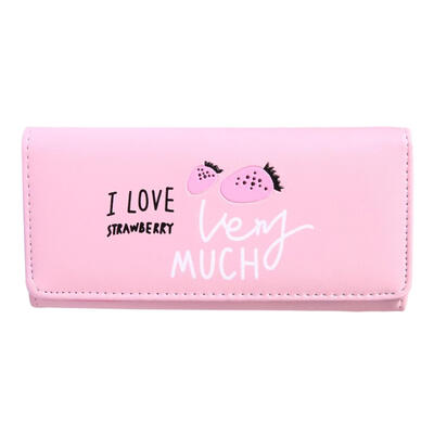 

Cute Teenage Girls Letter Print Clutch Wallet Coin Purse Casual Change Bags