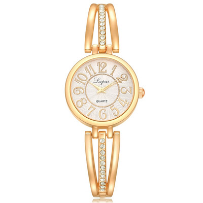 

Trend Fashion Brand Quartz Epoxy Alloy Digital Mirror Womens Bracelet Watch