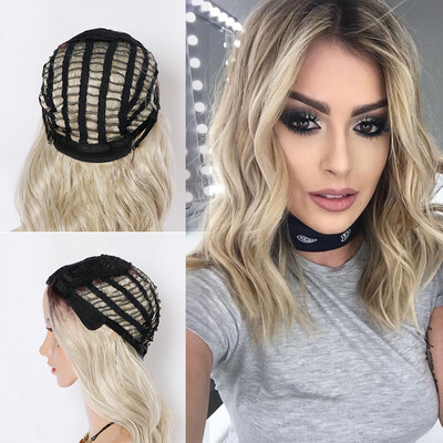 

Gobestart Womens Fashion Wig Black Synthetic Hair Long Wigs Wave Curly Wig