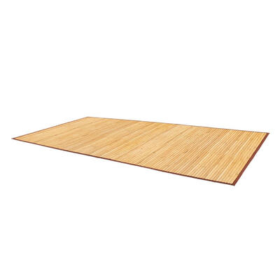 

Bathroom Natural Bamboo Smooth Floor Mat Exotic Shower Bath Non Skid 24" X 48