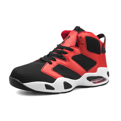 

Trends couple mesh cloth basketball shoes air cushion sports shoes big children shoes shock absorber men&women shoes