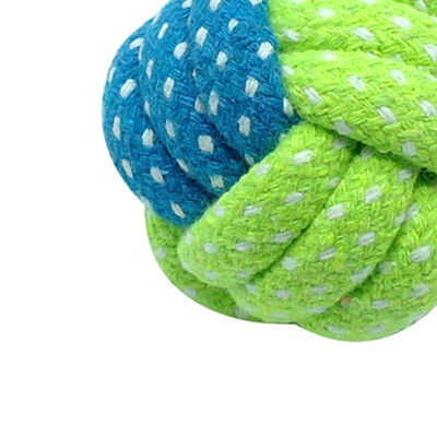 

Cotton Rope Pet Chew Toys Dog Tooth Bite Cleaning Ball Puppy Cat Training Interactive Toy