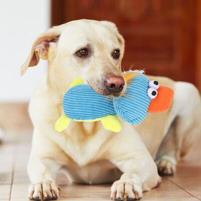 

Greensen 2PCSSet Pet Dog Squeak Chew Toy Soft Plush Duck Monkey Sound Toys