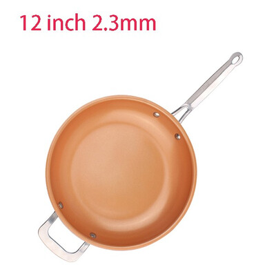 

Non-stick Skillet Copper Red Pan Ceramic Induction Skillet Frying Pan Saucepan Oven & Dishwasher Safe 10 Inches Nonstick Skillet