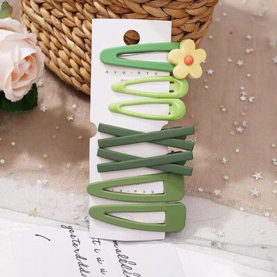 

7pcsset Hair Accessories For Women CuteFlower Decor Solid Color Hairpin Party Hedwear
