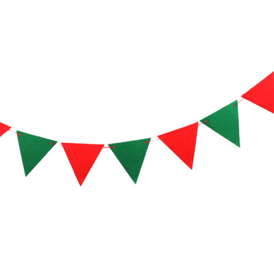 

Merry Christmas non-woven Christmas banner flag hanging Decorative items flag Party Decorations Supplies flag