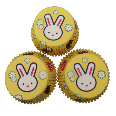 

CakeRainbow Series Wave Edge Greaseproof Chocolate Baking Paper Muffin Cup Cupcakes PapersH04