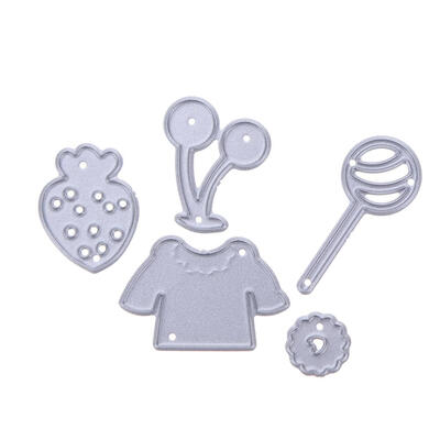 

5pcs Metal Fruit Cutting Dies DIY Scrapbook Album Stencils Embossing Tool