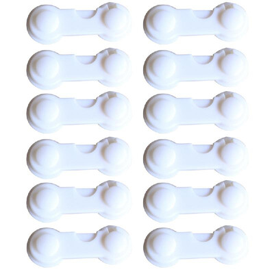 

12Pcs Child Security Protective Device Kids Box Drawer Cupboard Cabinet Wardrobe Door Fridge Safety Lock Safety Buckle