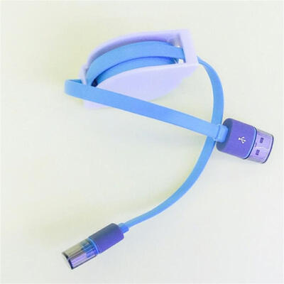 

USB C Cable 33ft Tangle-free Flat Retractable 2A Type C Charging Cable For Galaxy S10S9S8S8 MacBook IPad Pro 2018 -1m