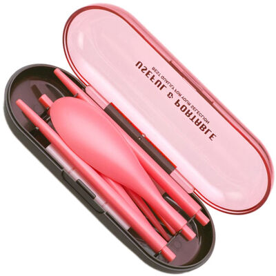 

3PCsSet Cutlery Dinnerware Mini Outdoors Portable Travel Candy Color Folding Tableware Student Kids Kitchen Tool